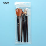5Pcs/Lot Eye Shadow Foundation Eyebrow Eyeliner Eyelash Lip Brush Makeup Brushes Cosmetic Tool Make Up Eye Brush Set
