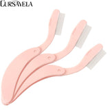 CURSAVELA Mini Separator Mascara Lift Curl Extension Eyelashes Comb Beauty Makeup Cosmetic Mascara Tool Folding Eyelash Combs